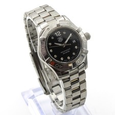 Tag Heuer Aquaracer Ref #WAF1410 Black Dial 27mm Size 6.25" Wristwatch #WB6195-2