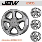 85x18 JBW ESCO ALLOY WHEELS GUN METAL FORD 4x108 ESCORT COSWORTH SET OF 4