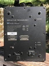 Definitive Technology W Studio Micro Subwoofer Amplifier Unit Only, Tested!