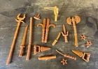 Vintage TMNT  Accessories Lot Teenage Mutant Ninja Turtles Playmates Bundle
