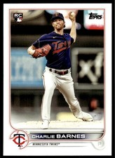 2022 Topps Series 2 Charlie Barnes Rookie Minnesota Twins #641