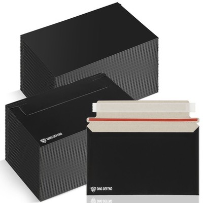 Card Shipping Envelopes 110 Pack - 7 x 4.35 In Trading Cards Self-Adhesive Black