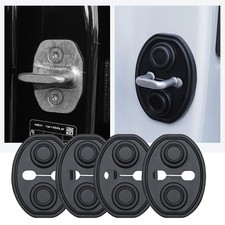 4x Silicone Car Door Lock Cover Door Latch Protector Shock Absorber Cushion Pad