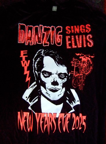 NEW  DANZIG sings ELVIS NYE  2025 ART TEE 3XL