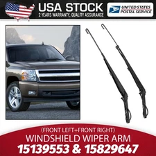 L+R Passenger Driver Windshield Wiper Arms Pair For Chevrolet GMC Sierra Yukon