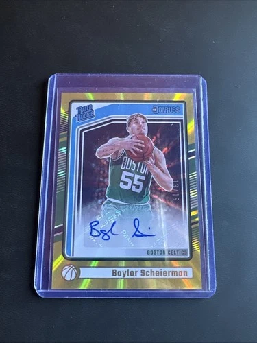 2025 Panini Baylor Scheierman Topps Certified Autograph Issue Rookies (Raw)