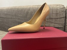 ELISABETTA FRANCHI SCARPE DÈCOLLETÈ DI LUSSO DA DONNA - 36 - Beige - NUOVE