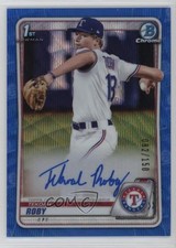 2020 Bowman Draft Chrome Picks Blue Wave Refractor 82/150 Tekoah Roby Auto c8a