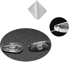 Push-In Glasses Nose Pads,5 Pairs Soft Silicone Eyeglasses Replacement