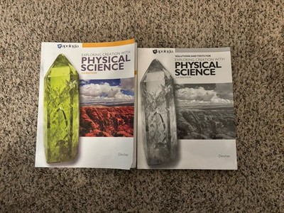 Apologia Exploring Creation with Physical Science 3rd Ed Textbook Test Solutions
