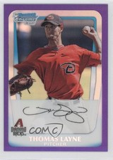 2011 Bowman Chrome Prospects Purple Refractor 123/700 Tommy Layne #BCP19 q0i
