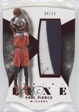 2014-15 Panini Luxe Memorabilia Die-Cuts Prime Red 4/15 Paul Pierce #10 HOF 04cw