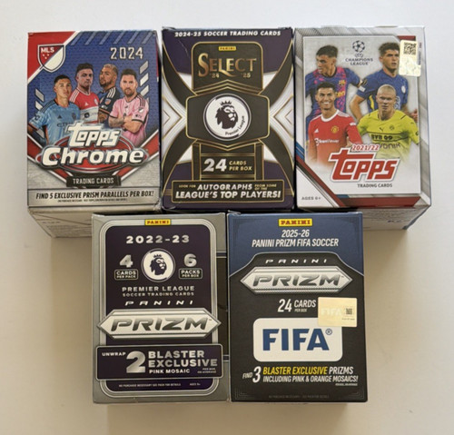 Lot Of 117 Fifa Soccer Base Cards Topps Panini Prizm Rookies