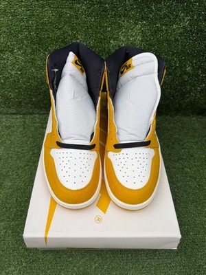 Size 10 - Air Jordan 1 Retro OG High Yellow Ochre DS NEW | eBay
