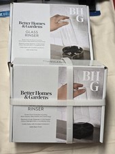 Better Homes  Garden Glass Rinser Kit. New In Box - Nickel Finish