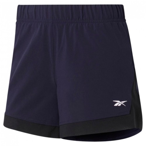 REEBOK Women's Epic Lightweight Athletic Shorts Navy Ladies Size UK XS 4-6 NEW