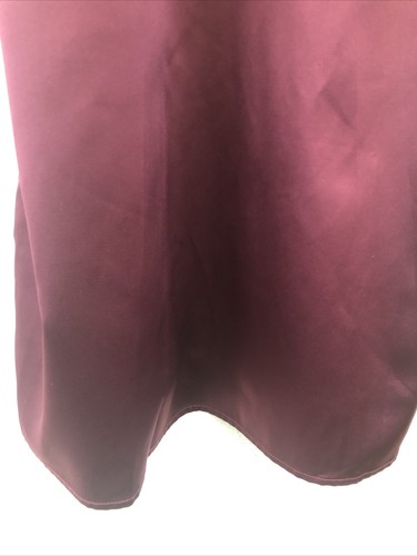 LADIES LINED CALF LENGTH CHEMISE SZE 12 FRM NEXT TALL WINE WTH ADJUSTABLE STRAP - Picture 6 of 11