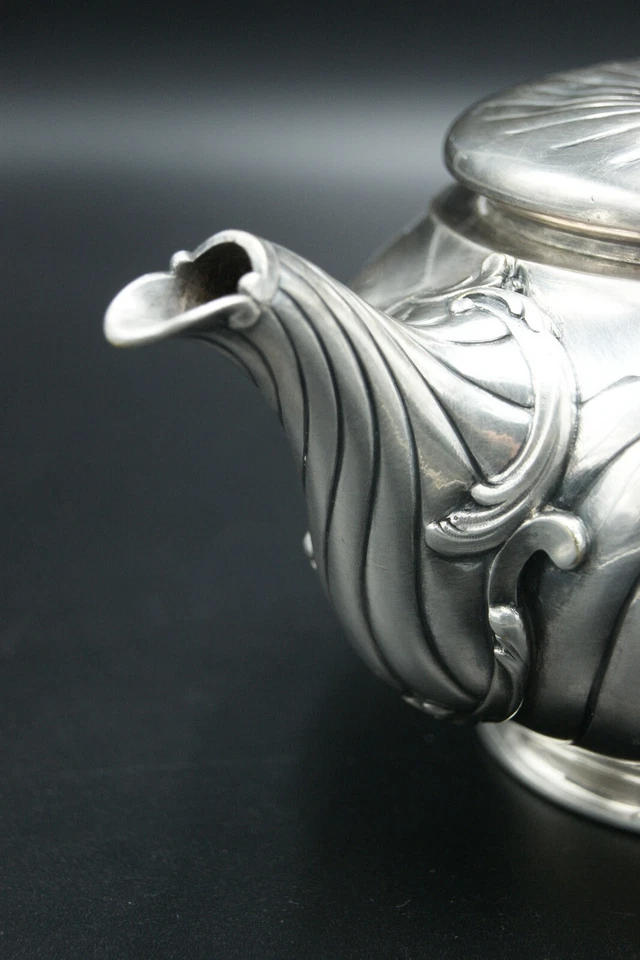 19th Christofle Paris chapada en plata 1 tetera louis xv sello numerado francia Foto 4 de 4