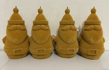 2024 Target Wondershop Brown Santa Ornaments Lot Of 4