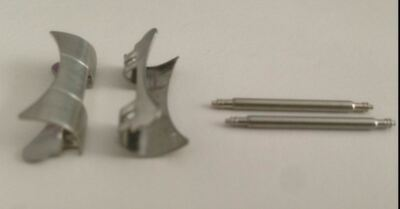 #ad #ad 2 * 22mm hollow end links curved end fits most watch heads 2 * spring bars $5.95