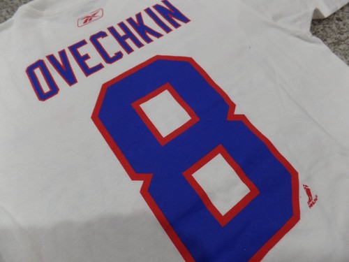 Washington Capitals Alex Ovechkin Reebok 11 klassisches Wintershirt neu Etikett Medium - Bild 3 von 5