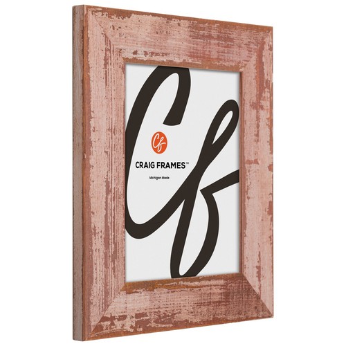 Craig Frames Hatteras XL, 2.375 Inches Wide Brushed Rose Picture Frame - Picture 3 of 11