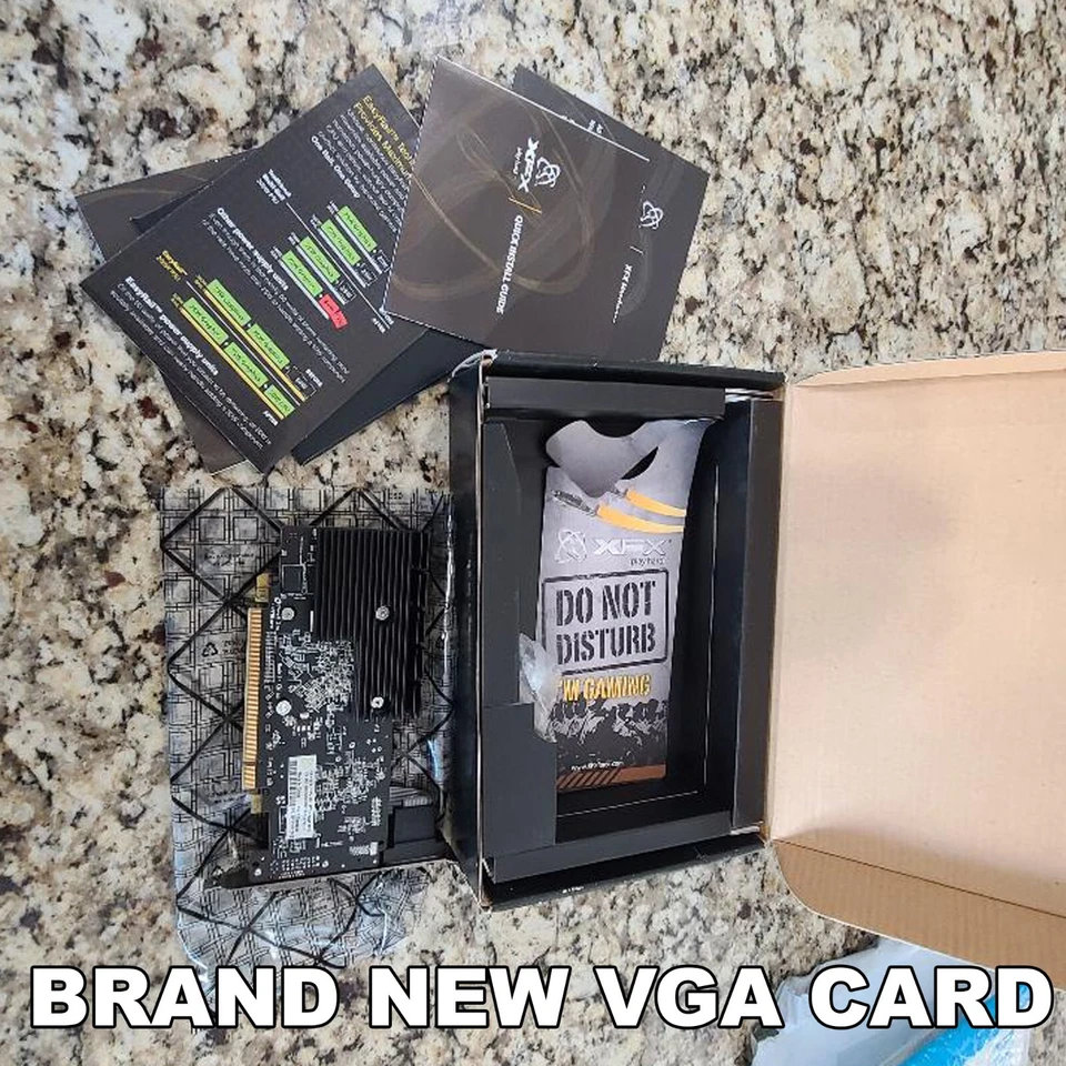 XFX ONE 1GB DDR3 HDMI DVI VGA PCI-E Graphics Card +ROCKETFISH COOLOING FAN - Image 2 of 3