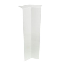 uPVC Plastic Fascia Trims PVC Board Straight Butt Corner Finial Nails Pins