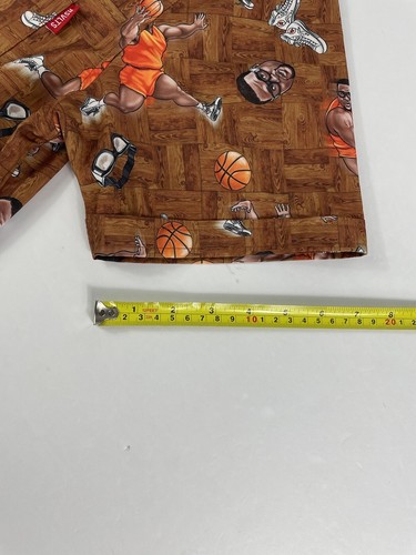 RSVLTS Large Kunuflex Button Down Shirt SS Anthony Spice Adams Basketball AOP - Picture 9 of 12