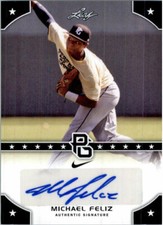 MICHAEL FELIZ 2015 Leaf Perfect Game NIKE All-American SHOWCASE Auto Rookie