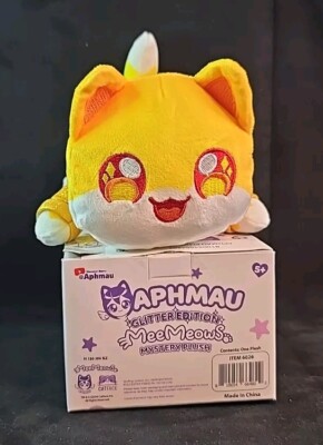 2024 Aphmau MeeMeows Glitter Edition NOI CAT 6'' Plush Litter 6 NEW