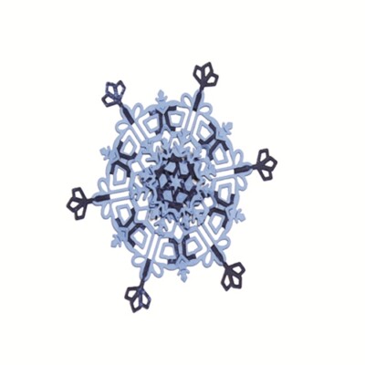 Spellbinders Shapeabilities Stanz- & Prägeschablone Dimensional Snowflake 3 Stan