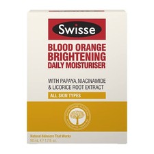 swisse skincare blood orange brightening cream moisturiser 50ml
