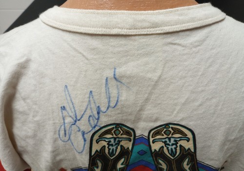 T-shirt dédicacé Glen Campbell The Goodtime Theatre Branson, Mo - Photo 9/12