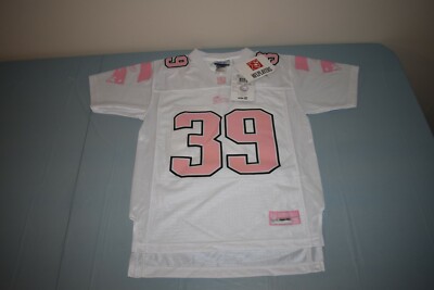 New England Patriots Girls XL Football Jersey NFL Pink Woodhead