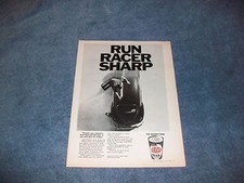 1969 STP Oil Treatment VW Bug Vintage Ad "Run Racer Sharp"