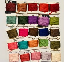 DMC Embroidery Floss Lot of 25 Carded Assortment 28