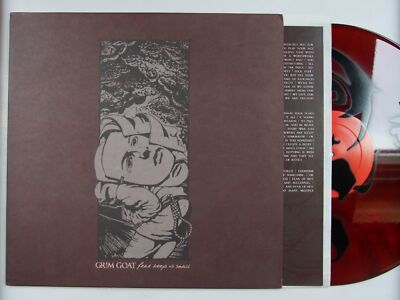 Grim Goat Fear Keeps Us Small CH LP 2013 Red Vinyl With Face Print + Insert Punk