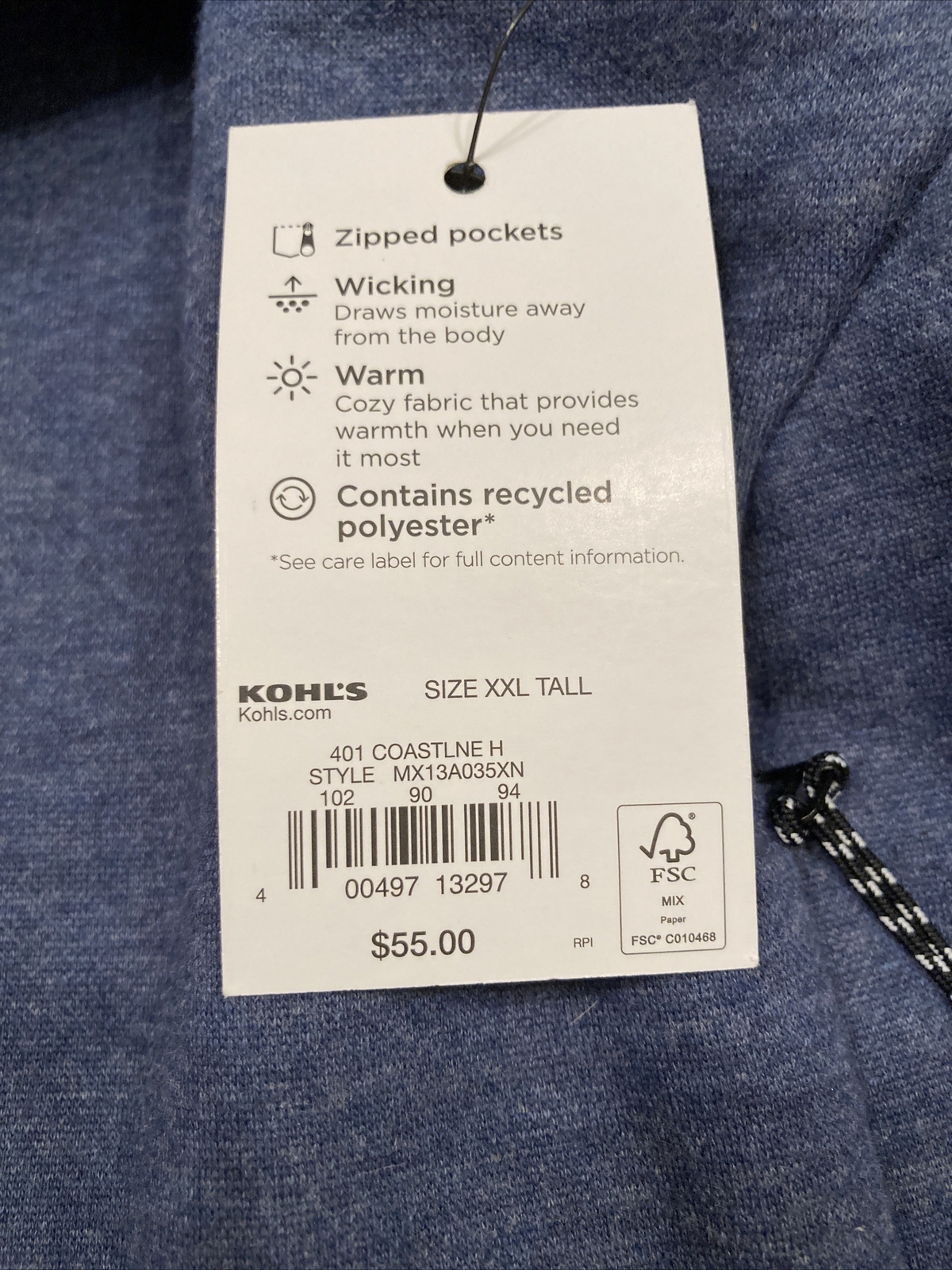 FLX Active Outdoor Men's Comfort Fleece Pullover Hoodie Sz XXL Tall eBay