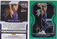 2021 Prizm WNBA Brittney Griner #31 SP GREEN PRIZM REFRACTOR Mercury