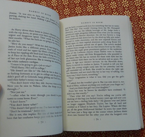 John Updike Rabbit Is Rich Alfred A Knopf 1st Ed HC w/DJ 1981 Fiction Novel - Picture 9 of 9