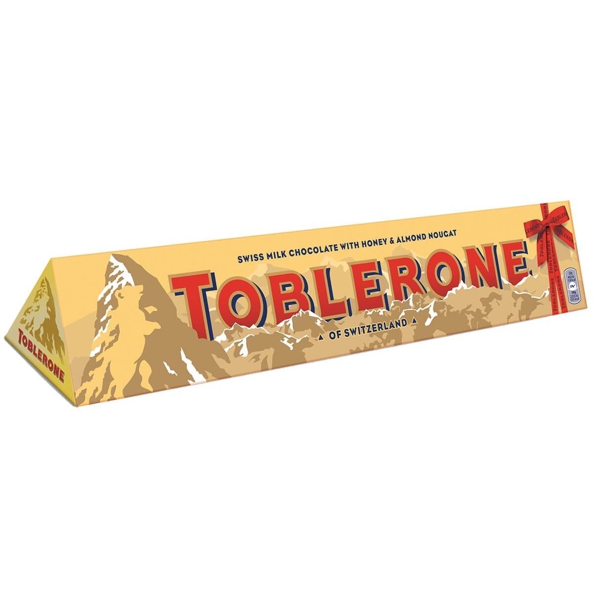 Toblerone latte al cioccolato, cocco, bianco, frutta e noci, piccolo scuro
