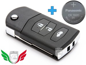 Remote Key Case For Mazda 2 De 3 Bl 5 Cr 6 Gh Cx 7 Er Mx 5 Nc Cr1620 Battery Ebay