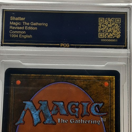 MTG - Revised - Shatter - Graded - PCG 9.5 - Vintage - Picture 4 of 5