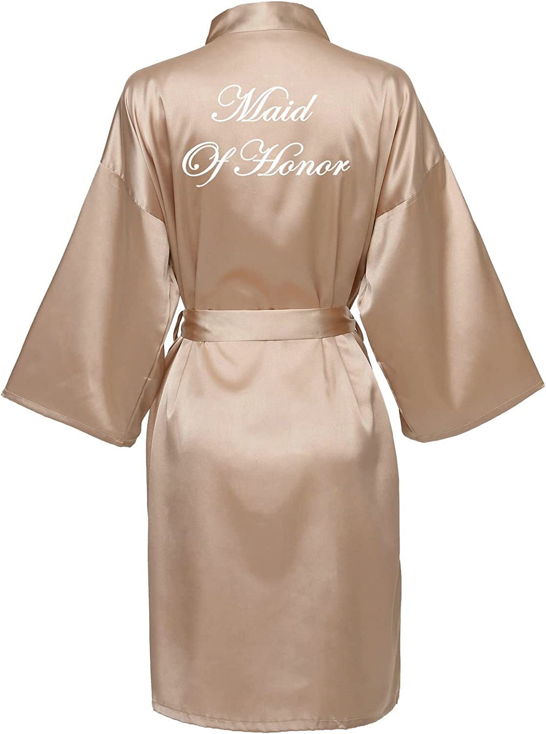 plus size satin robe