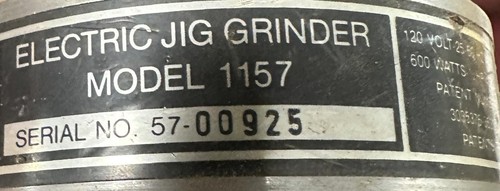 Precise 1157 Electric Jig Grinder 45000 RPM 120 V 1/2HP - Picture 3 of 3