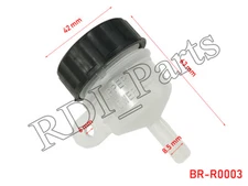 Universal Rear Brake Master Cylinder Oil Cup Fluid Reservoir Motorcycle