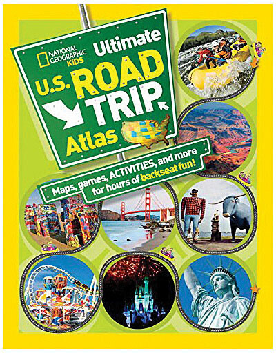 Идеальный дорожный атлас National Geographic Kids для приключений на свежем воздухе с