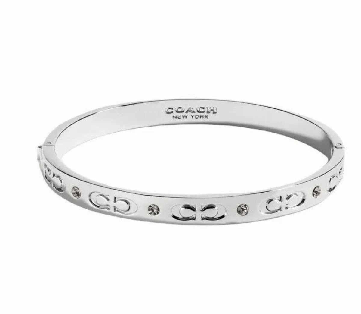 Silver 2024 coach bracelets