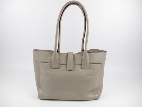 Dooney & Bourke Large Amelie Florentine Vacchetta Tote Ecru (01) - Picture 3 of 9
